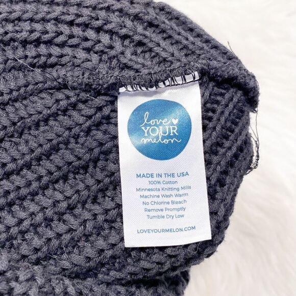 Love Your Melon Calgary Flames Knit Hat Black - Picture 3 of 3